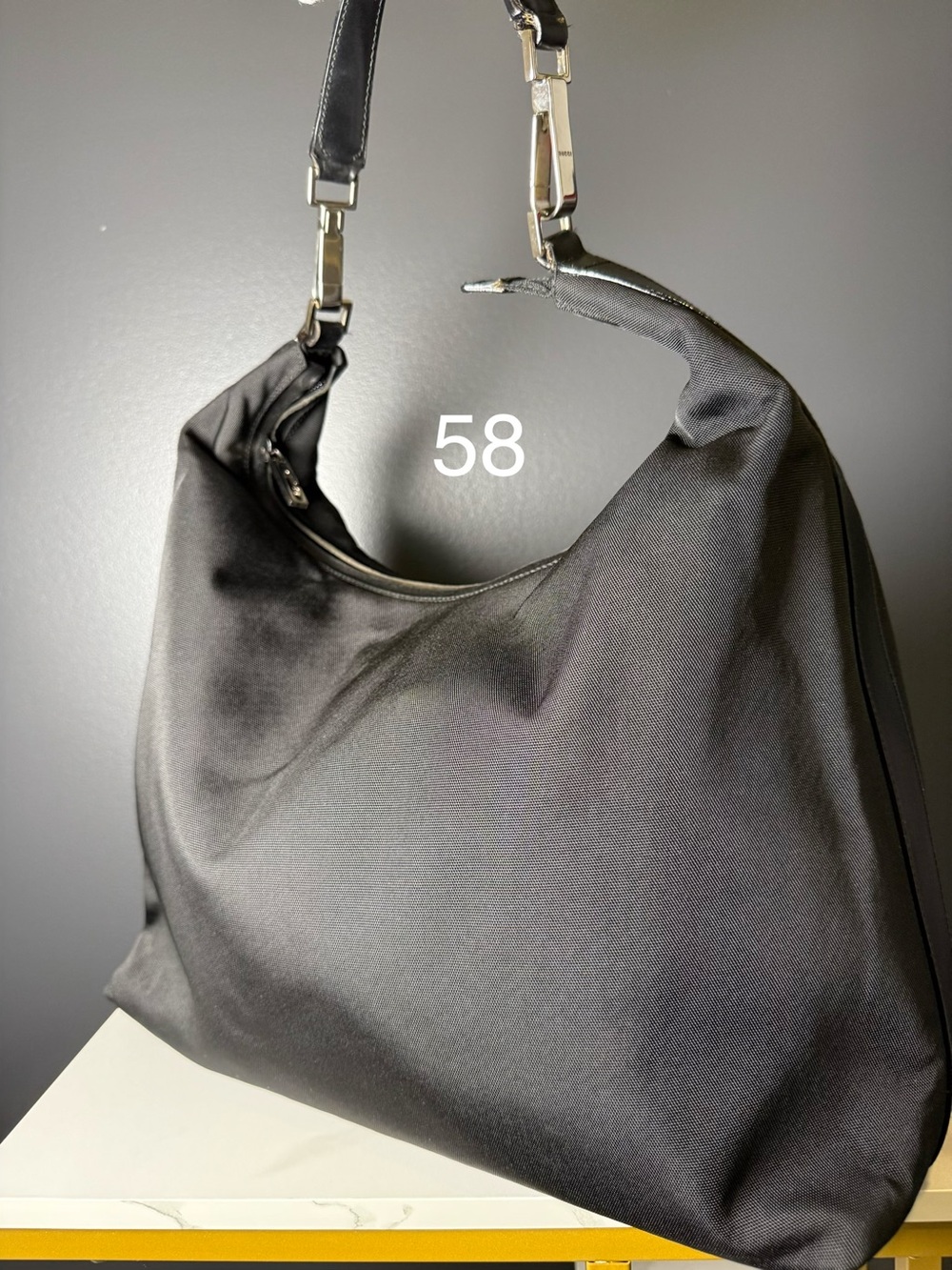 Gucci Black Hobo Shoulder Bag